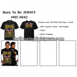 Born To Be Muay Thai T-shirt de boxe "Tiger Flag" | T-shirts