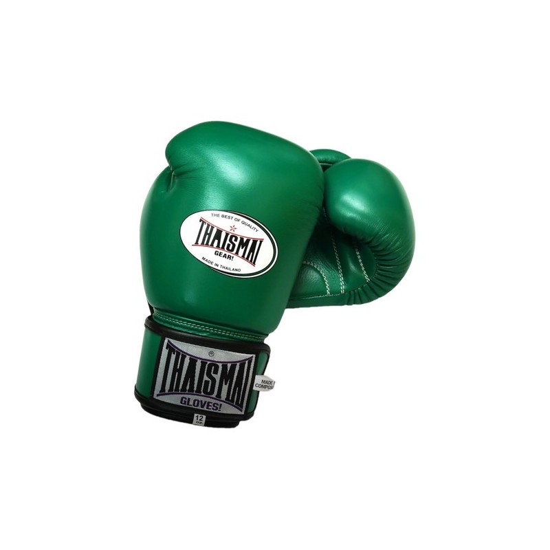 Gants de boxe thai Thaismai BG124 Vert