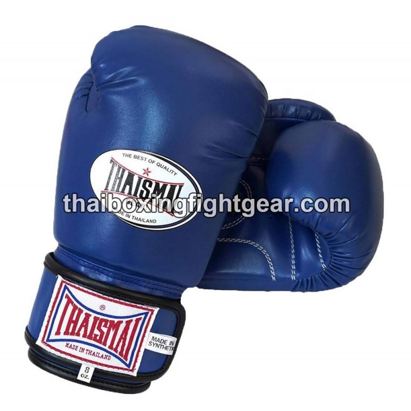 Gants de boxe thai Enfant Thaismai BG124 Synthétique Bleu
