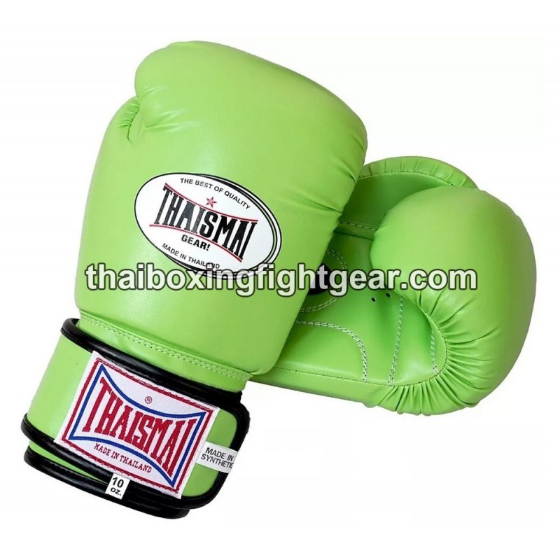 Gants de boxe thai Enfant Thaismai BG124 Synthétique Vert clair