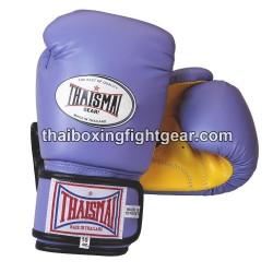Gants de boxe thai Enfant Thaismai BG124 Synthétique Violet Jaune