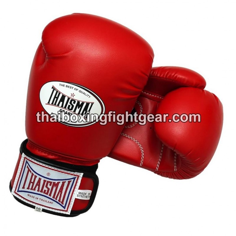 Gants de boxe thai Enfant Thaismai BG124 Synthétique Rouge