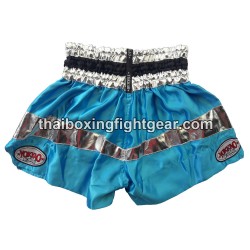 Short de boxe Thai Yokkao-saenchai-muay-thai-gym turquoise | Shorts