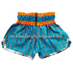 Short de boxe Thai Yokkao -pinstripe turquoise | Shorts