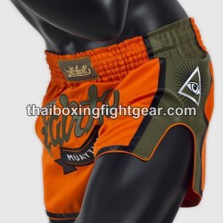 Short de muay thai Fairtex slim cut BS1705 orange | Shorts