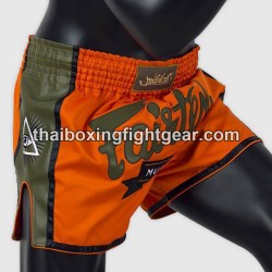 Short de muay thai Fairtex slim cut BS1705 orange | Shorts