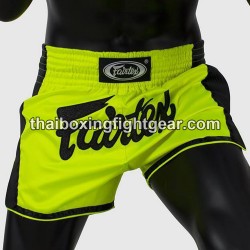 Fairtex slim cut Muay Thai Boxing shorts BS1706 green