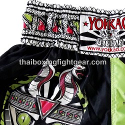 Short de boxe Thai Yokkao Carbon Fit APEX Snake | Yokkao