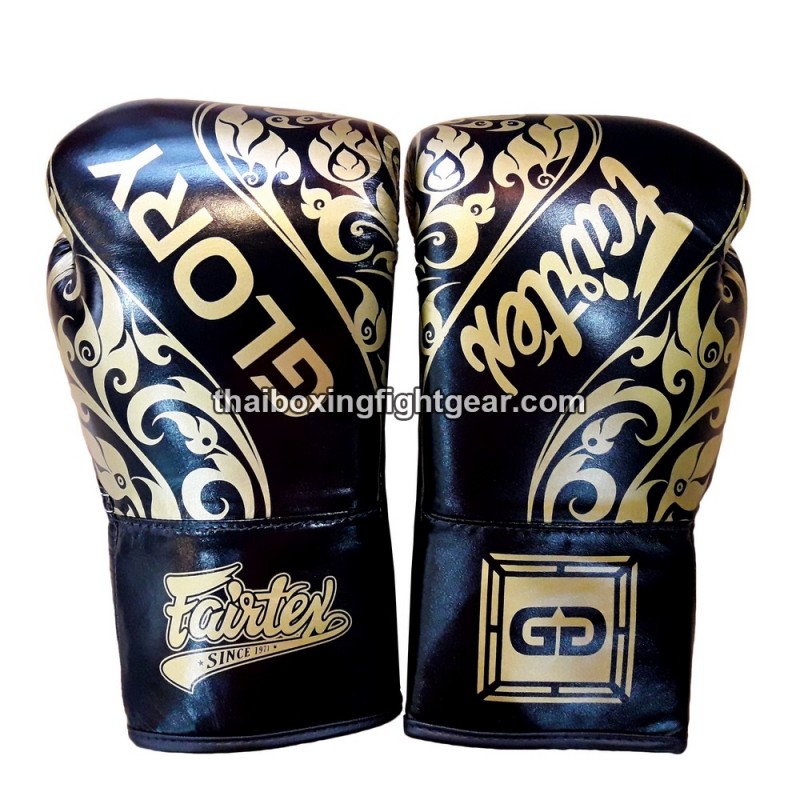 Gants De Boxe Fairtex "EDITION LIMITÉE GLORY" Lacets BGLG1 | Gants