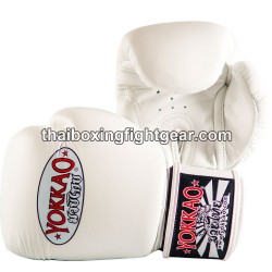 Gants De Boxe Muay Thai Yokkao "MATRIX" Blanc | Gants Boxe Thai