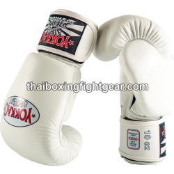 Gants De Boxe Muay Thai Yokkao "MATRIX" Blanc | Gants Boxe Thai