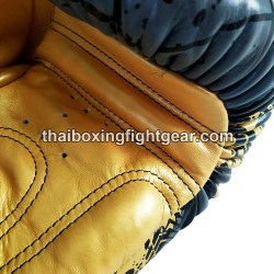 Gants de boxe Muay Thai Yokkao FYGL-40-43 "Hustle" Or | Gants Boxe Thai