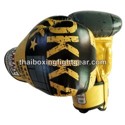 Gants de boxe Muay Thai Yokkao FYGL-40-43 "Hustle" Or | Gants Boxe Thai