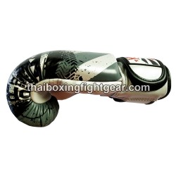 Gants de boxe Muay Thai Yokkao "Hustle" Argent FYGL-40-44 | Gants Boxe Thai