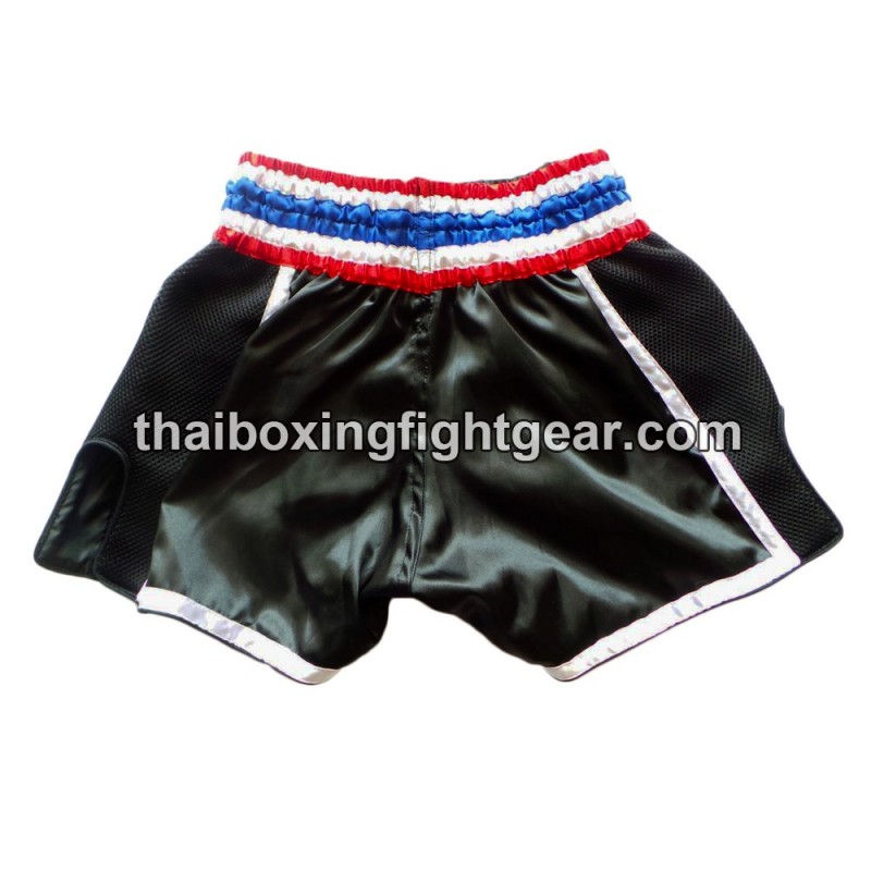 Short de boxe thai Wik-Rom noir | Shorts Boxe Thai