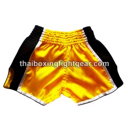 Short De Boxe Thai Wik-Rom Jaune | Shorts Boxe Thai