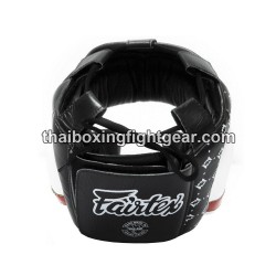 Casque de protection intégrale Fairtex Sparring HG-10 cuir Noir | Protections
