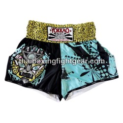 Short De Boxe Muay Thai Yokkao Carbon Fit Apex Leopard
