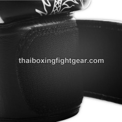Gants de boxe Twins FBGVL3-6 édition limité "Dragon" Noir et Argent | Gants Boxe Thai