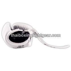 Gants de boxe Thai Twins FBGVL3-6 édition limité "dragon" Blanc et Noir | Gants