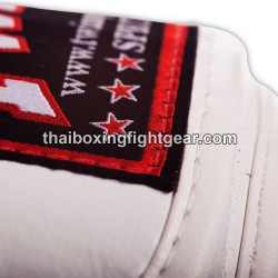 Gants de boxe Thai Twins FBGVL3-6 édition limité "dragon" Blanc et Noir | Gants