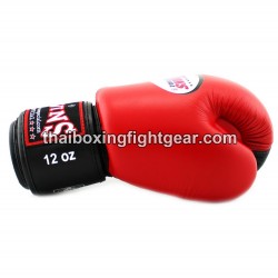 Gants de boxe thai Twins BGVL8 rouge et noir | Gants