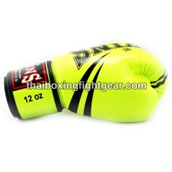 Gants de boxe thai Twins FBGVS3-TW6 " Edition Debutant " vert pomme | Gants Boxe Thai