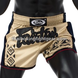 Short de boxe thai Fairtex bs 1713 Creme | Shorts