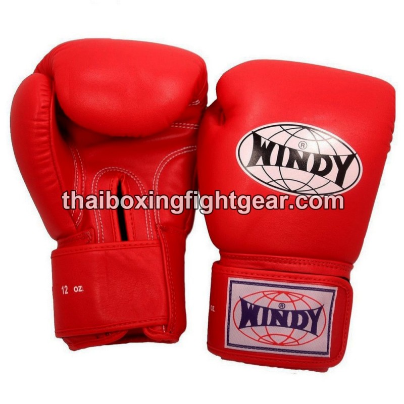 Gants de boxe thai Windy BGVH rouge | Gants