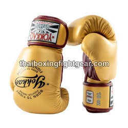 GANTS DE BOXE MUAY THAI YOKKAO VINTAGE OR | Gants Boxe Thai