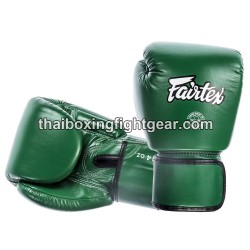 GANTS DE BOXE THAI FAIRTEX BGV-16 VERT | Gants