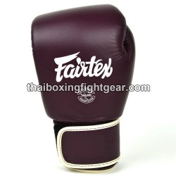 GANTS DE BOXE THAI FAIRTEX BGV-16 BORDEAUX | Gants
