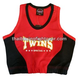 Twins Special TBS-3 Woman Singlet Sport & Boxing  Bra Red/Black | Ladies