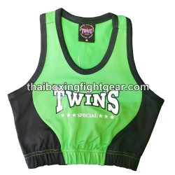 Twins Special TBS-3 Woman Singlet Sport & Boxing  Bra Green/Black | Ladies