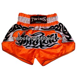 SHORT DE BOXE THAI TWINS ORANGE | Shorts
