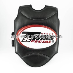 PLASTRON DE BOXE THAI TWINS BOPS-1 CUIR SYNTHÉTIQUE NOIR | Protections
