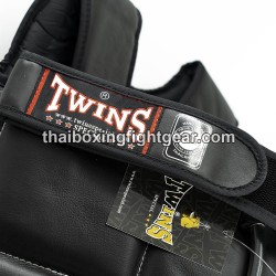 PLASTRON DE BOXE THAI TWINS BOPS-1 CUIR SYNTHÉTIQUE NOIR | Protections