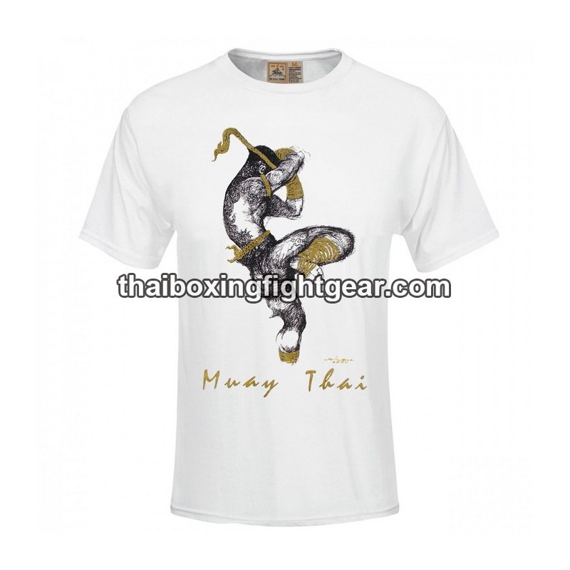 T-shirt Human Fight "COUP DE PIED RETOURNÉ" BLANC | T-shirts