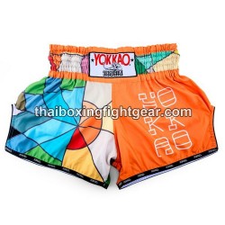 Short De Boxe Muay Thai Yokkao Carbon Fit Good Vibes | Yokkao