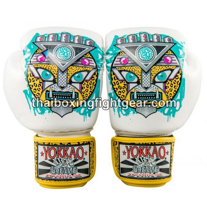 Gants de Boxe Muay Thai Yokkao "APEX LEOPARD", tarifs abordables en direct de Thailande