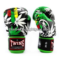 Gants de boxe thai Twins FBGVL3-54 "Grass" | Gants
