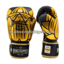 Gants de boxe thai Buakaw Banchamek GL3 Noir | Accueil