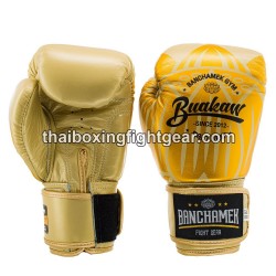 Gants de boxe thai Buakaw Banchamek GL3 Or | Gants