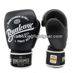 Gants de boxe thai Buakaw Banchamek W1 Noir | Gants Boxe Thai