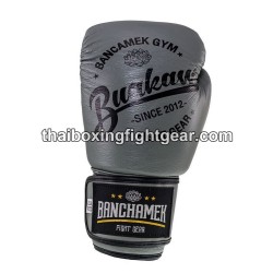 Gants de boxe thai Buakaw Banchamek W1 Gris | Gants Boxe Thai