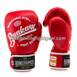 Gants de boxe thai Buakaw Banchamek W1 Rouge | Gants Boxe Thai