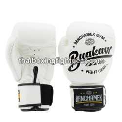 Gants de boxe thai Buakaw Banchamek W1 Blanc