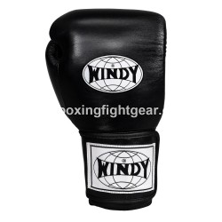 Gants de boxe thai Windy Pro Line Noir | Gants