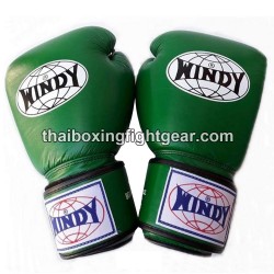 Gants de boxe thai Windy BGVH Vert | Gants