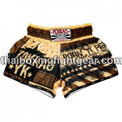 Yokkao Carbon Fit Muay Thai Gear Boxing Shorts Hustle Gold | Yokkao 2021 Exclusive Promotions